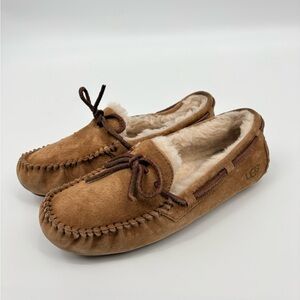 UGG Tan Suede Moccasin Slippers | 
Dakota Slipper (Women)